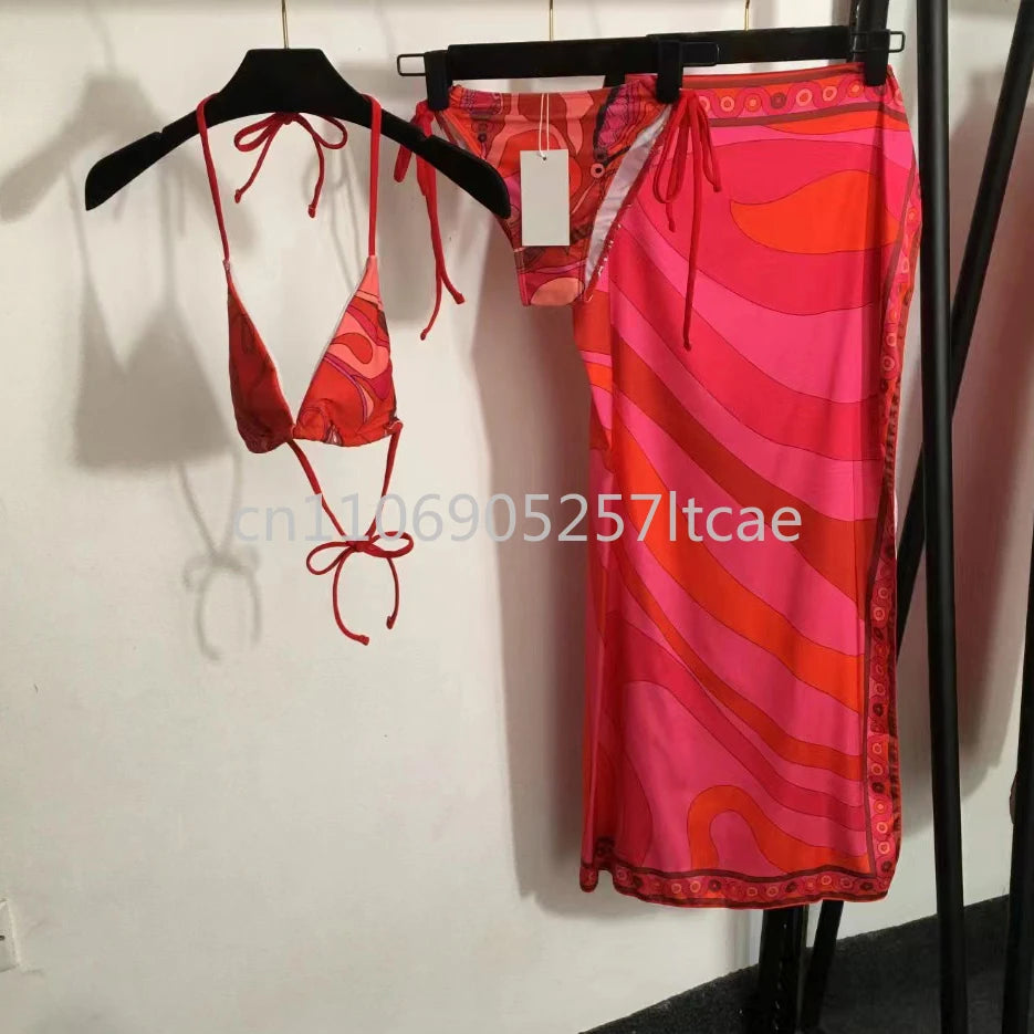 Luxury Design Women's Scarf Bikini Sets Letter Signature Logo Designer Brand Lady Headband Swimsuits