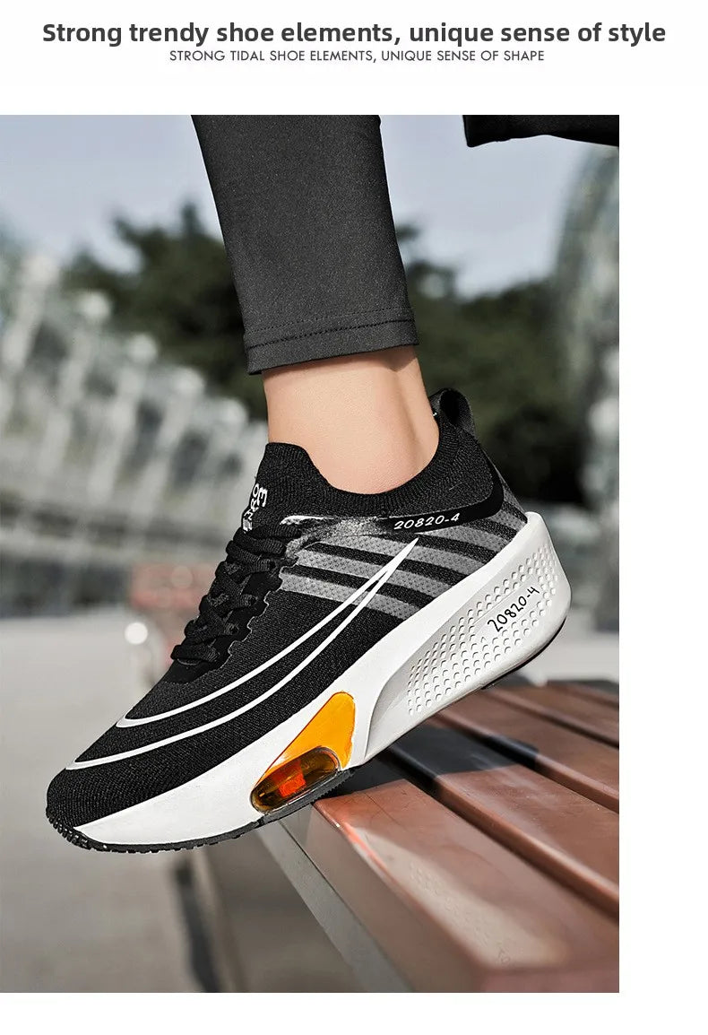 NEW Running Shoe Air Cushion Speciality Marathon Men Sports Breathable Lightweight Women's Comfortable Athletic Nonskid Sneakers
